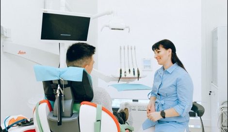 Oral Surgeon and Patient in a Surgical Room